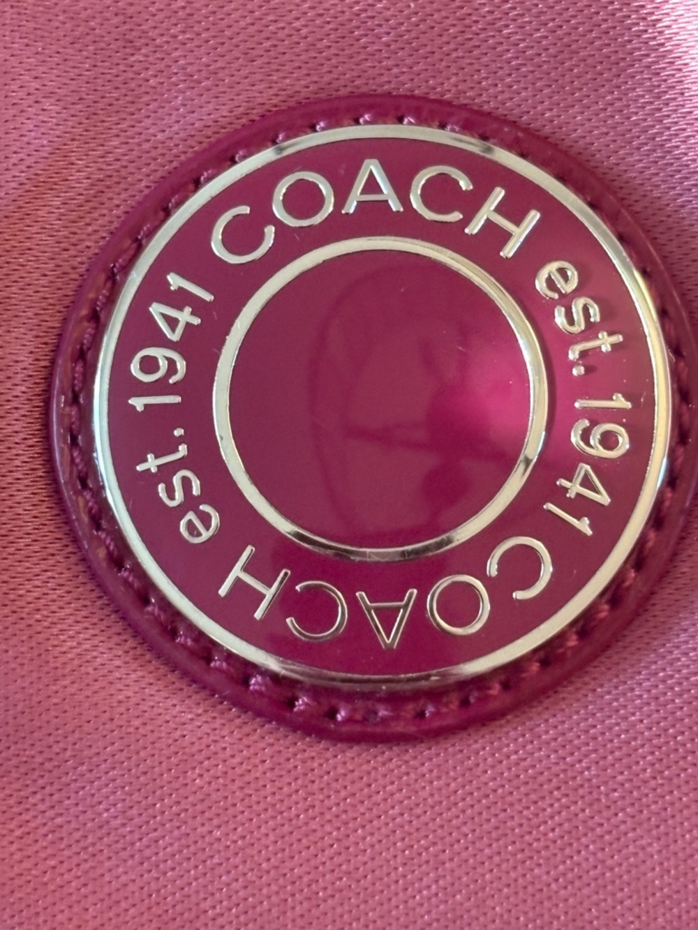 Coach Pink Signature C Logo Crossbody Bag - Picture 4 of 12